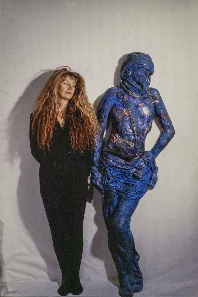 Francesca with Blue Lady (1997)